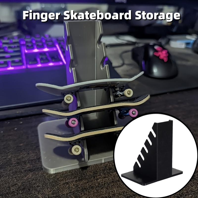 1PCS Finger Skateboard Display - Desk Setup Shelves 评论和价格