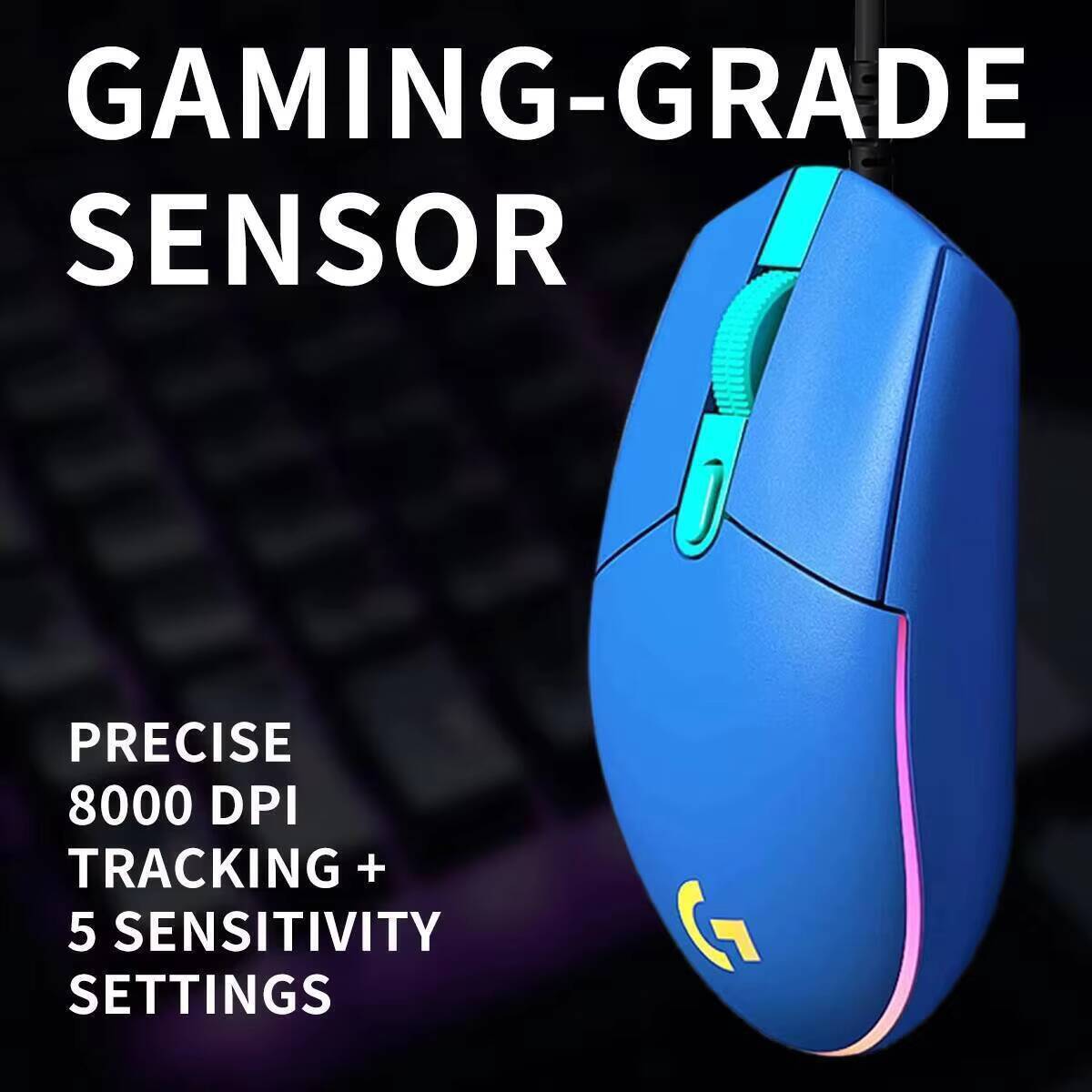 Logitech G203 Prodigy RGB Gami - Logitech Mouse G203 评论和价格