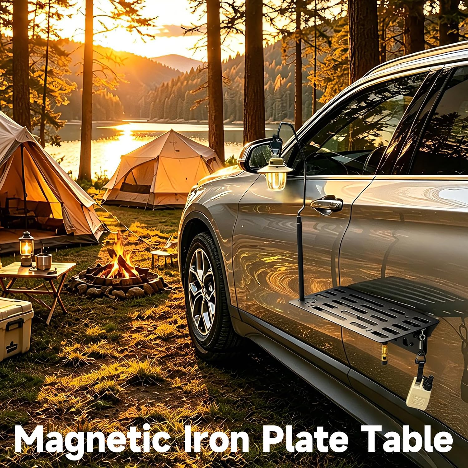 Magnetic Foldable Car Side Tab - Desk Setup Shelves 评论和价格