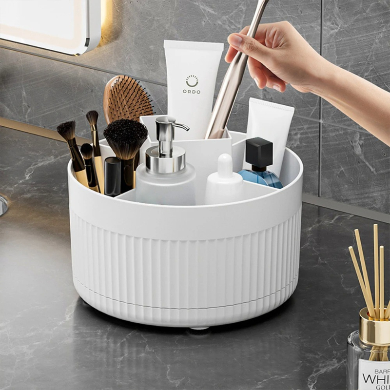 360 ° Table Top Rotary Makeup  - Desk Setup Shelves 评论和价格