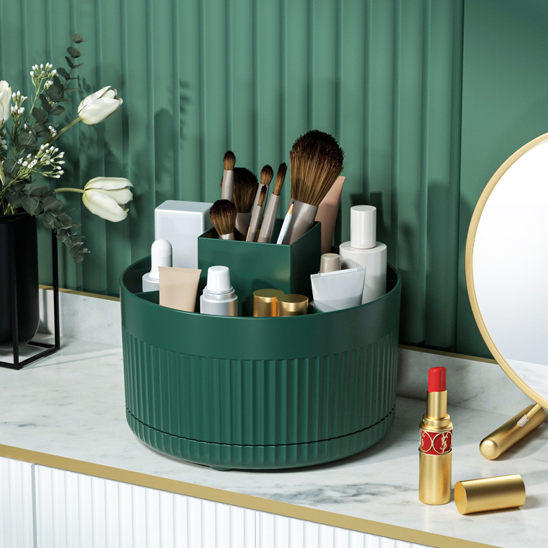 360 ° Table Top Rotary Makeup  - Desk Setup Shelves 评论和价格