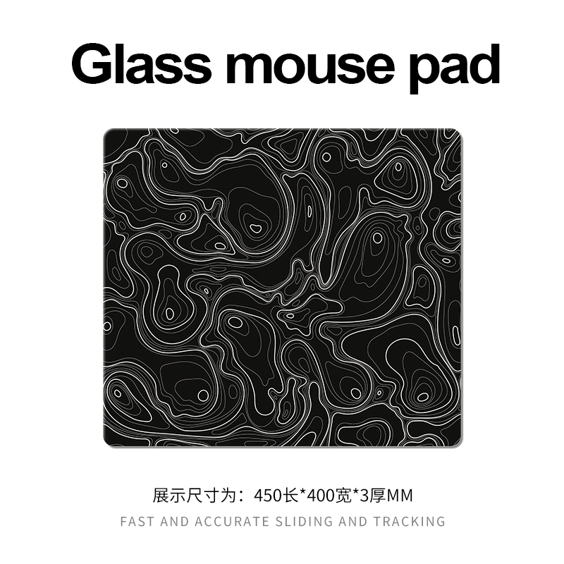 Photovoltaic Glass Gaming Mous - Desk Setup Accessories Aesthetic 评论和价格