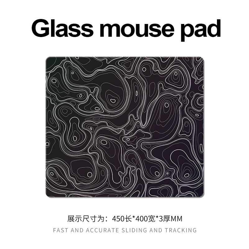 Photovoltaic Glass Gaming Mous - Desk Setup Accessories Aesthetic 评论和价格