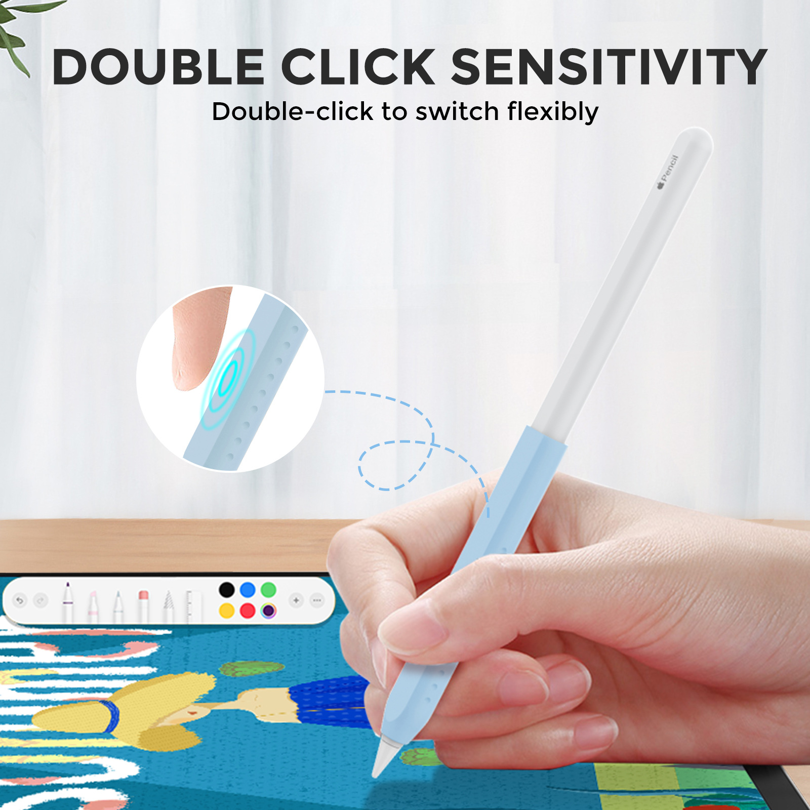 1PC Stylus Cover for Apple Pen - Pen Cup Magnetic 评论和价格
