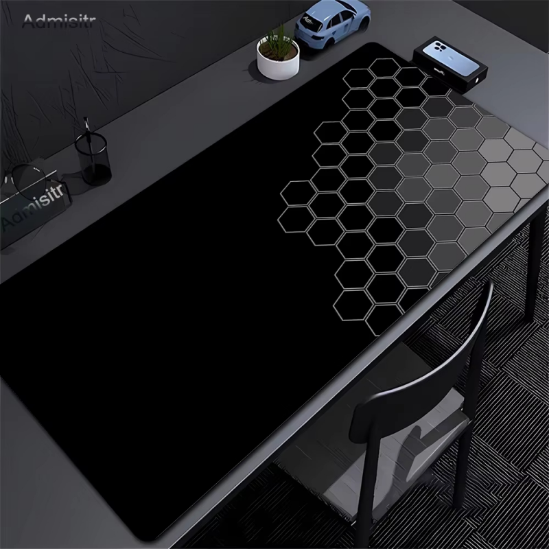 VIKAMA Black Geometric Neon Ga - Desk Setup Accessories Aesthetic 评论和价格