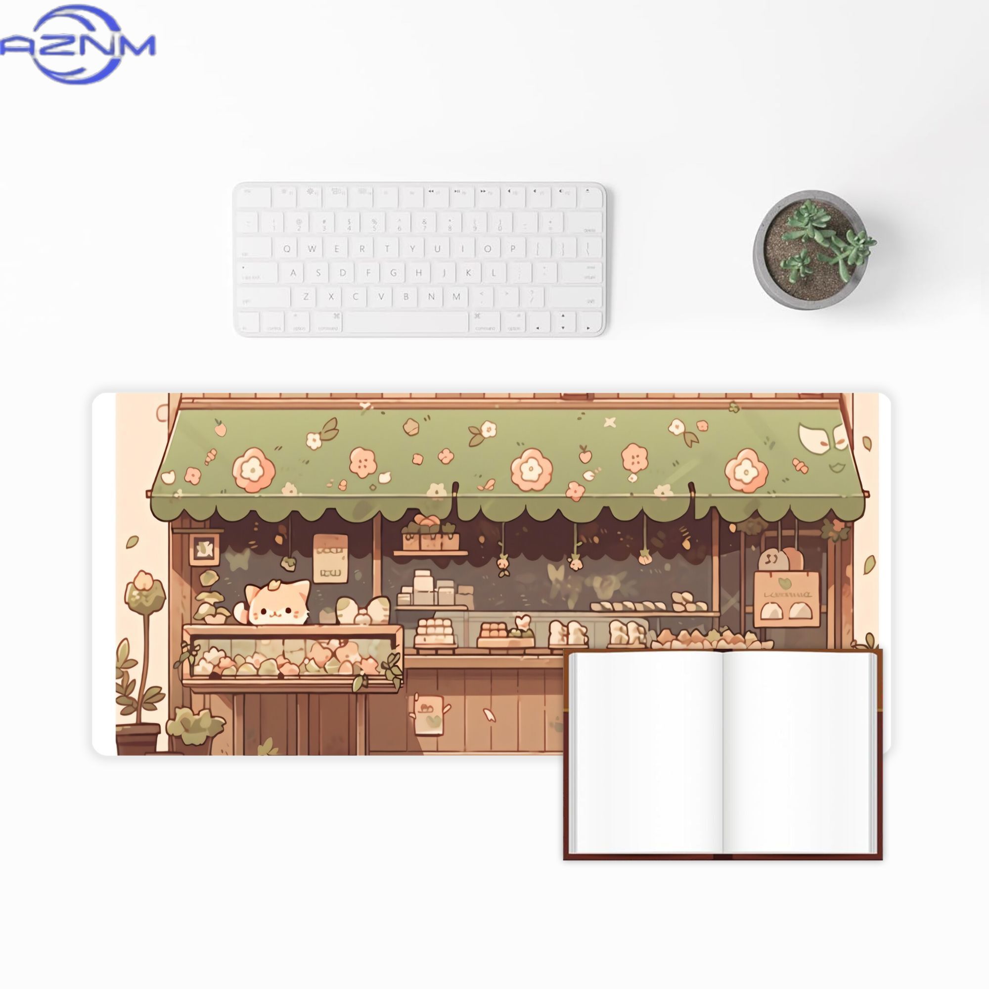 Cat Bakery Aesthetic Green Sho - Your Desk Setup 评论和价格