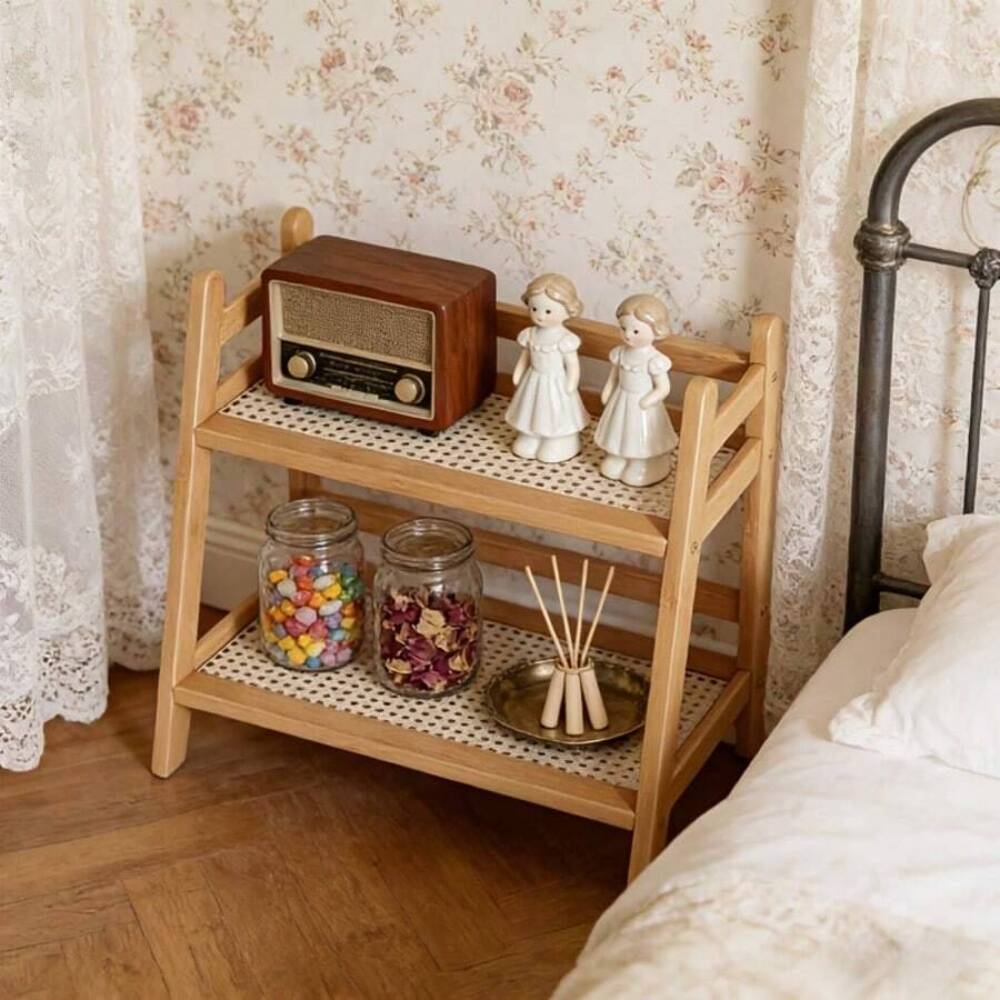 2-Tier Bamboo Countertop Stora - Desk Setup Shelves 评论和价格