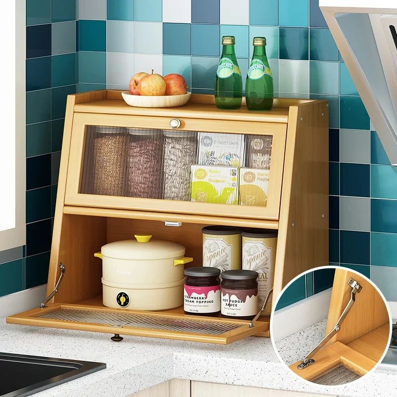 Bamboo Kitchen Storage Cabinet - Drawer Organizer Bamboo 评论和价格