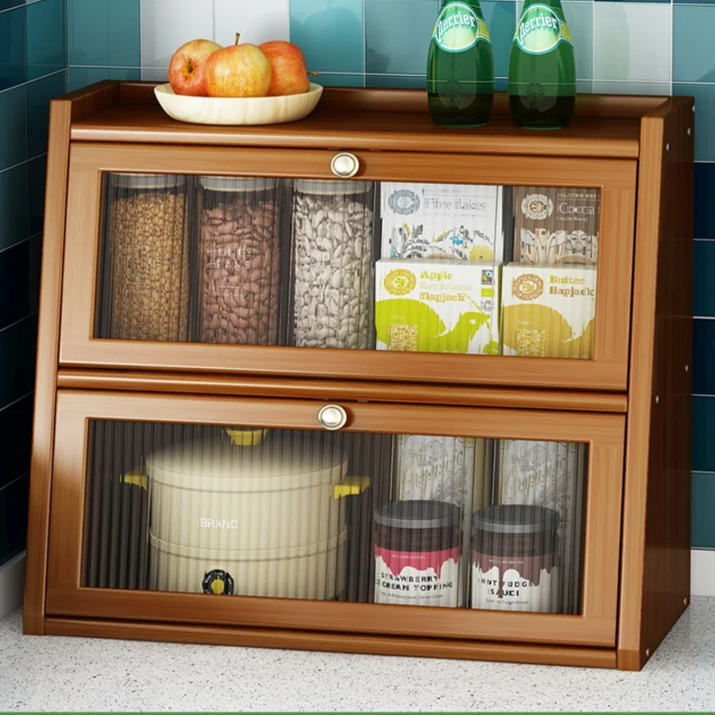 Bamboo Kitchen Storage Cabinet - Drawer Organizer Bamboo 评论和价格