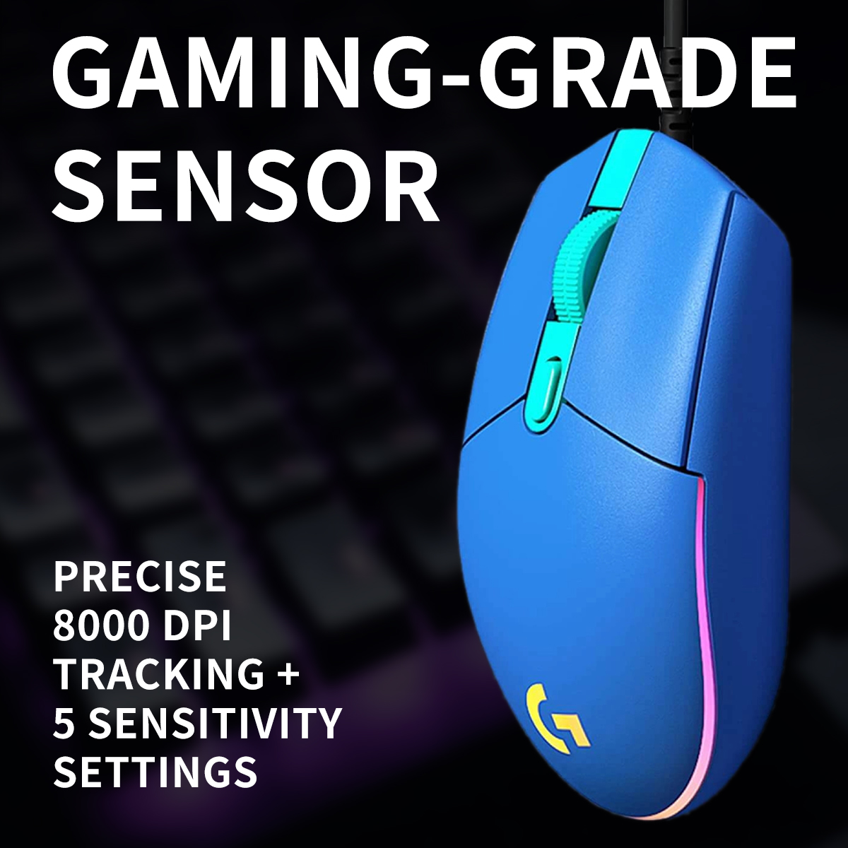 Logitech G203 wired gaming mou - Logitech Mouse G203 评论和价格