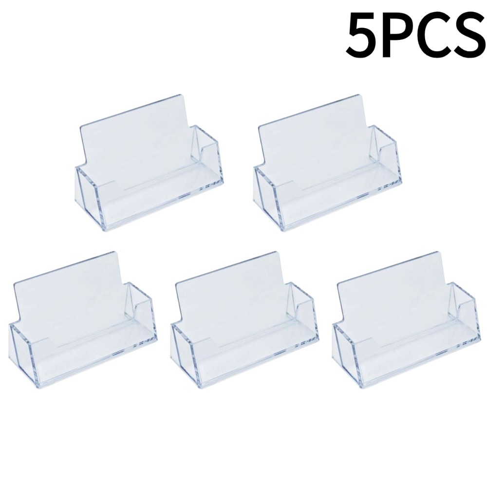 1/2/3/4/5pcs Business Card Cas - Desk Setup Shelves 评论和价格