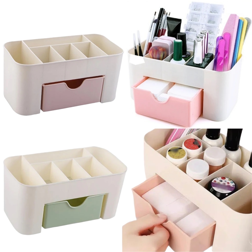 Nail Art Organizer Desktop Dra - Desk Setup Shelves 评论和价格