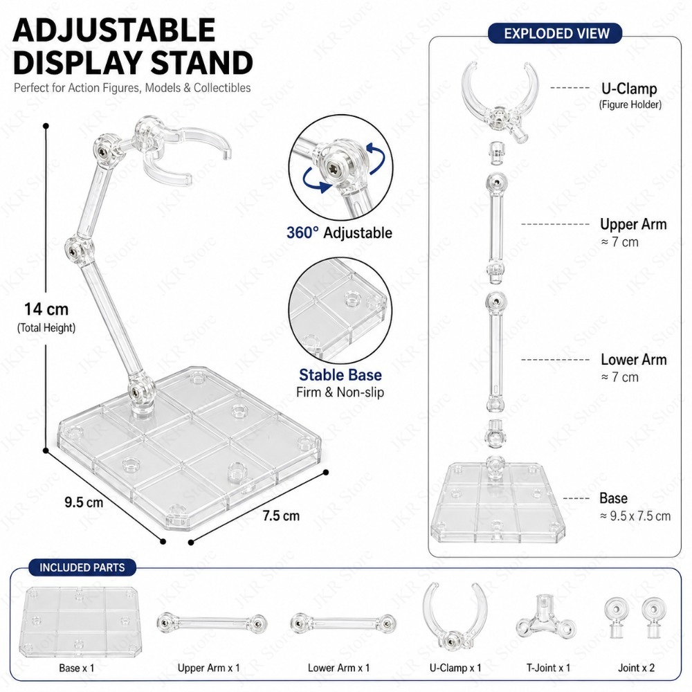 1/3/5/10Pcs Transparent Acryli - Desk Setup Shelves 评论和价格