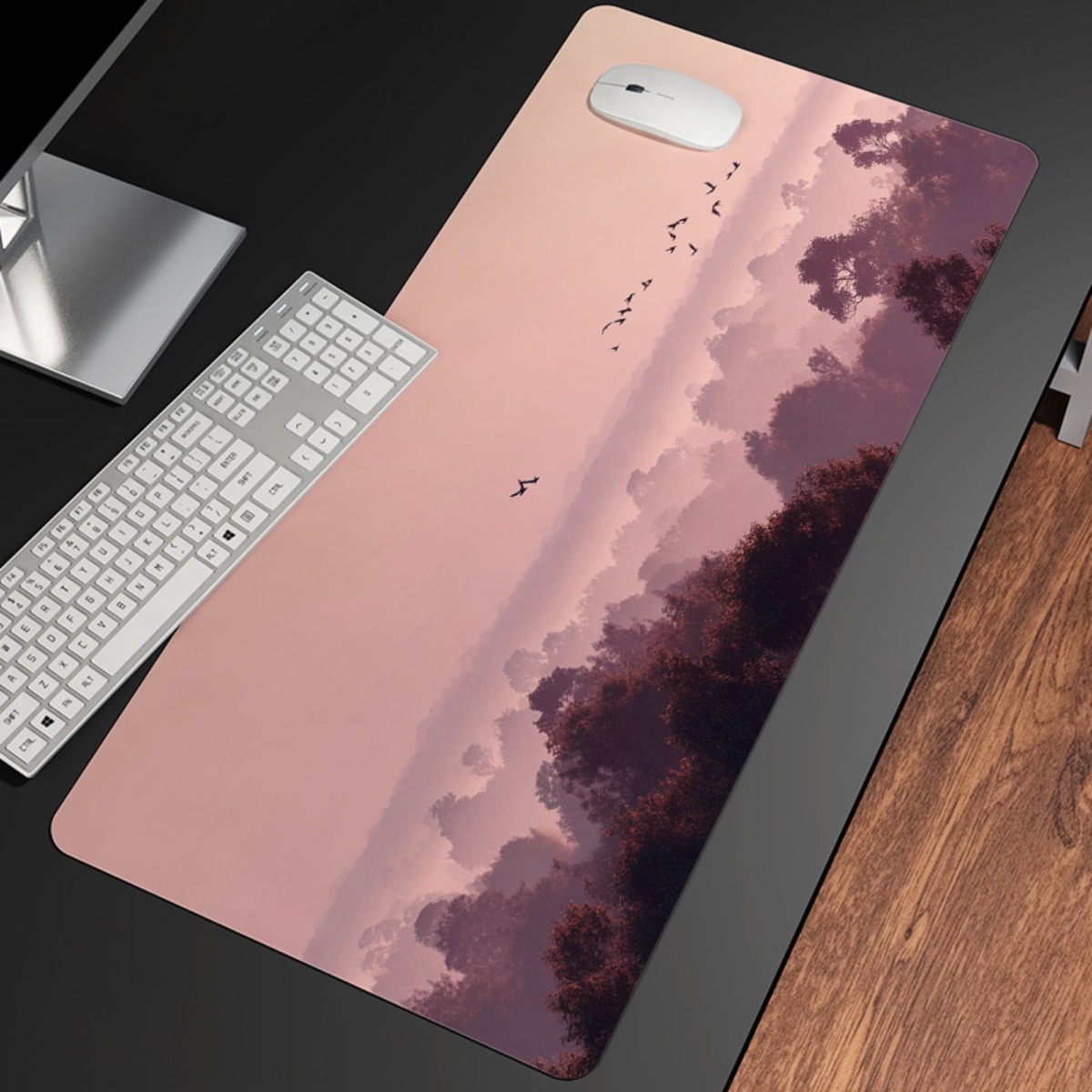 Dreamy Pink & Purple Sky XL mo - Your Desk Setup 评论和价格